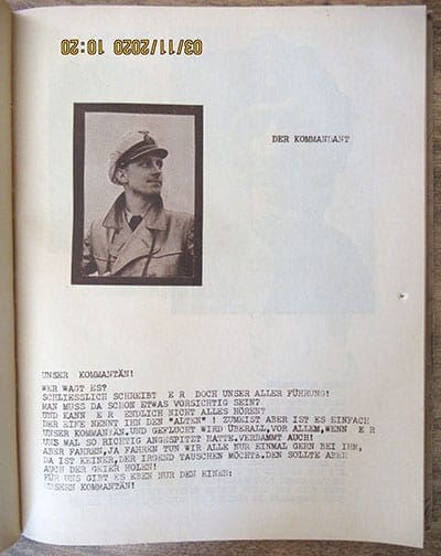 1943 PHOTO BOOK DEDICATED TO U-BOAT 453 COMMANDER