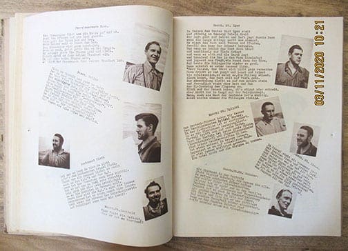 1943 PHOTO BOOK DEDICATED TO U-BOAT 453 COMMANDER