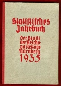 STATISTICAL YEARBOOK 1935 CITY OF THE REICHS PARTY DAYS