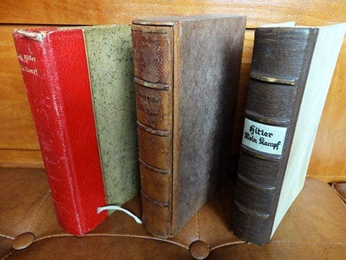 PRIVATE OR LIBRARY BINDINGS OF ADOLF HITLERS "MEIN KAMPF" (1)