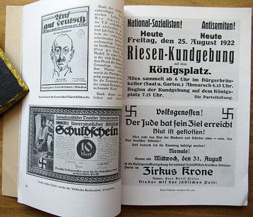 1940 SS PHOTO BOOK ON THE HISTORY OF THE NAZI PARTY