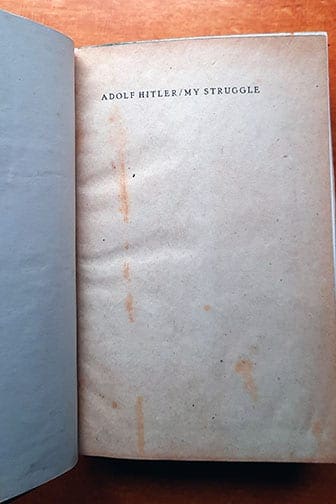 'STALAG' EDITION OF ADOLF HITLERS "MEIN KAMPF"