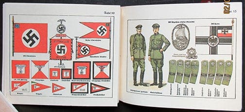 SCARCE ORIGINAL 1933 (POSSIBLY EARLIER) BOOK ON UNIFORMS AND INSIGNIA