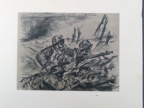 1944 COMPLETE WAFFEN-SS ART PORTFOLIO