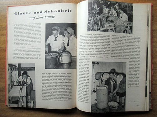 1940 THIRD REICH PHOTO BOOK FOR BdM GIRLS