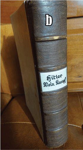 PRIVATE OR LIBRARY BINDINGS OF ADOLF HITLERS "MEIN KAMPF" (1) b