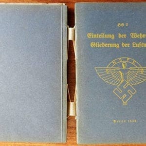RARE 1939 BOUND COMPLETE SET OF TEN N.S.F.K. TRAINING GUIDES