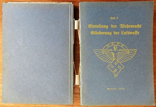 RARE 1939 BOUND COMPLETE SET OF TEN N.S.F.K. TRAINING GUIDES