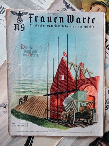LOT OF 11 ISSUES OF THE RARE NS-FRAUENWARTE PERIODICAL
