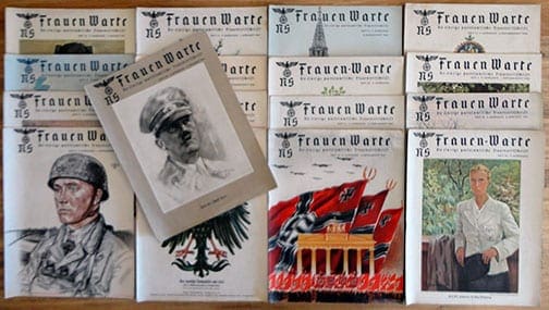 LOT OF 17 ISSUES OF THE RARE NS-FRAUENWARTE PERIODICAL