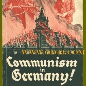 1933 THIRD REICH BOOK ON COMMUNISTS IN ENGLISH LANGUAGE