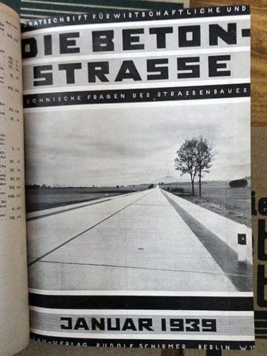 NAZI REICHSAUTOBAHN CONSTRUCTION MATERIAL WE EVER OFFERED