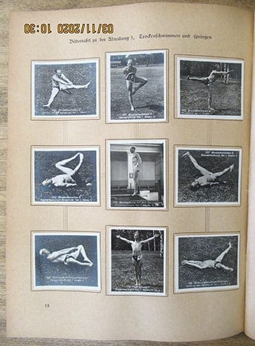 1934 NAZI PHYSICAL EXERCISES BOOK / ALBUM