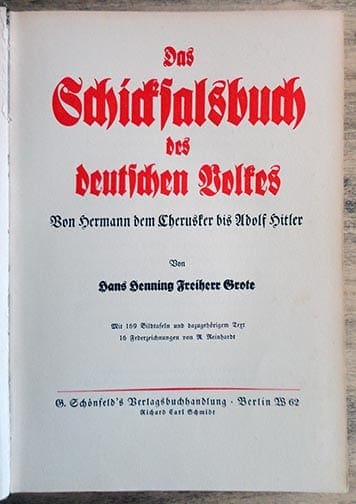NSDAP PHOTO BOOK ON GERMAN(IC) HISTORY