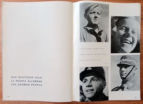 1935 NAZI MOVIES PHOTO BOOK IN THREE LANGUAGES