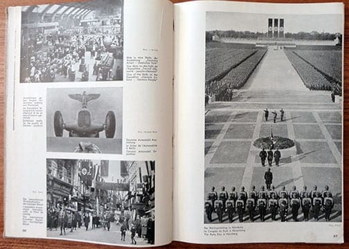 1935 NAZI MOVIES PHOTO BOOK IN THREE LANGUAGES
