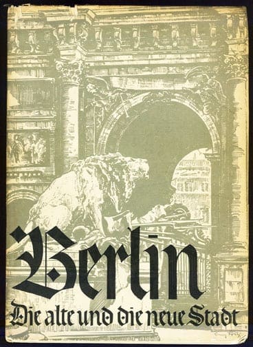 1936 BOOK ON BERLIN WITH 80 FULL PAGE ILLUSTRATIONS