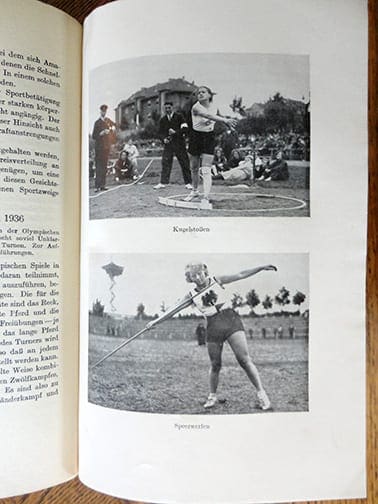 1936 NAZI PHOTO BOOK ABOUT SPORTS IN THE GERMAN THIRD REICH