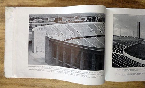 1936 OLYMPIC GAMES COMPLEX IN BERLIN PHOTO BOOK