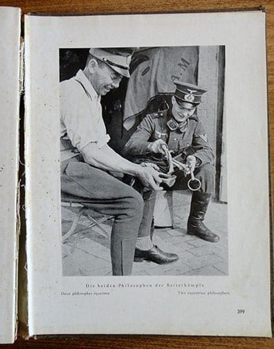 1937 PHOTO BOOK ON HORSE RIDING AT THE 1936 OLYMPICS