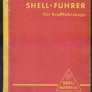 1936 GERMAN SHELL LUBE GUIDE BOOK