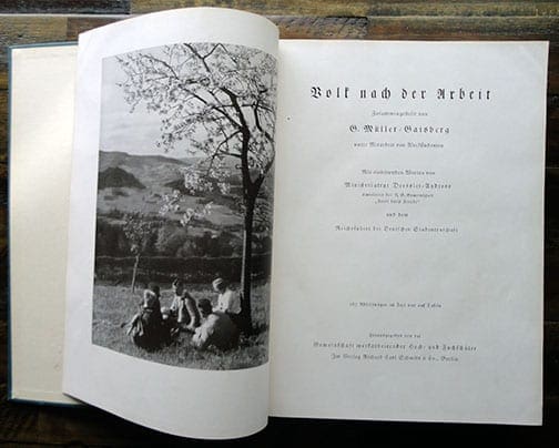 1936 PHOTO BOOK ON FREETIME ACTIVITIES IN THE REICH