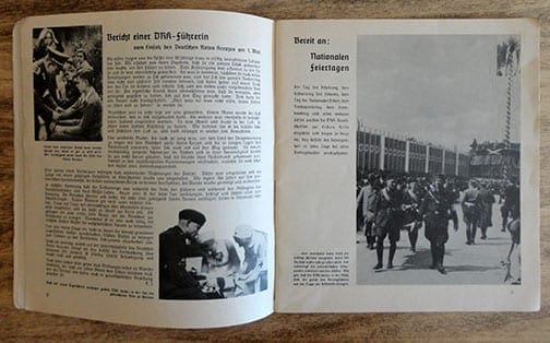 ORIGINAL 1937 PHOTO BOOK ON THE WORK OF THE RED CROSS IN THE THIRD REICH