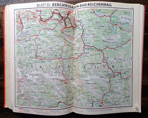 1937 MAP BOOK OF THE OFFICIAL NAZI PUBLISHING HOUSE