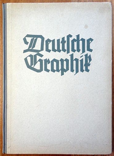 THIRD REICH BOOK WITH GERMAN GRAPHIC ARTS