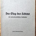 1938 RACIAL STUDY PUBLICATION BY THE NAZI STUDENTS ORGANIZATION