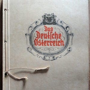 1938 CIGARETTE ALBUM 'GERMAN AUSTRIA'