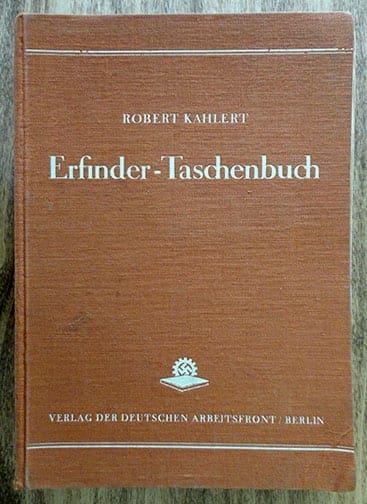1939 D.A.F. GUIDE FOR THE GERMAN INVENTOR
