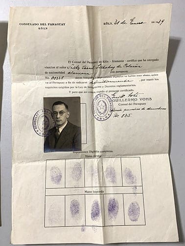 RARE ORIGINAL 1939 THIRD REICH 'J' PASSPORT FOR A JEWISH MALE