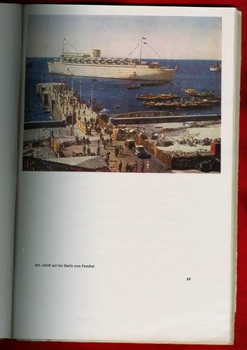 1940 FULL COLOR PHOTO BOOK KDF CRUISE WITH "ROBERT LEY"