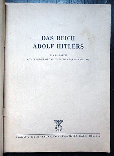 PHOTO BOOKS ON THE GREATER GERMAN REICH