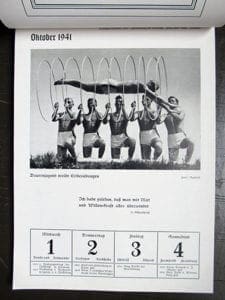 1941 BLOOD & SOIL TEAR-OFF WALL CALENDAR
