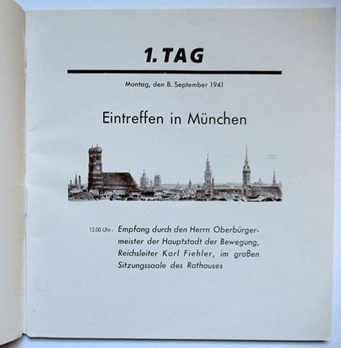 1941 MUNICH PHOTO GUIDE FOR WEHRMACHT SOLDIERS ON LEAVE
