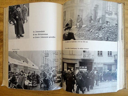 1941 ANTI-SEMITIC BOOK ON GERMAN OCCUPIED LODZ / LITZMANNSTADT