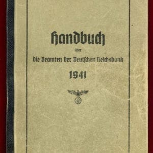 1941 YEARBOOK DEUTSCHE REICHSBANK