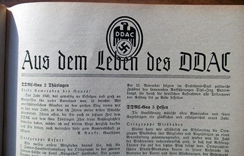 ORIGINAL 1941 BOUND FULL YEAR OF THE 'DEUTSCHE KRAFTFAHRT MOTORWELT
