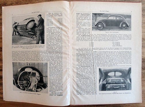 BIG ORIGINAL 1942 THIRD REICH MOTOR VEHICLES 'BIBLE' INCL. THE KdF CAR