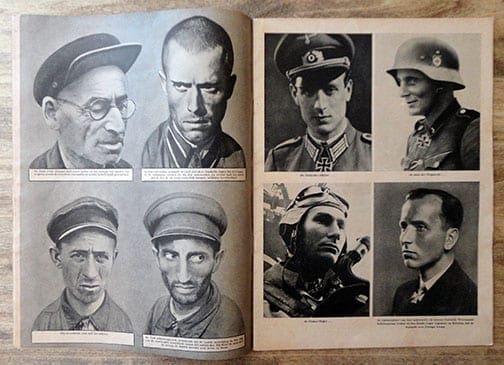 1942 SS-HAUPTAMT PHOTO BOOK ON JEWISH & BOLSHEVIST SUBHUMANS