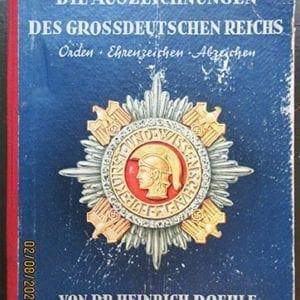 1943 NAZI PHOTO BOOK WITH ALL POLITICAL & MILITARY AWARDS
