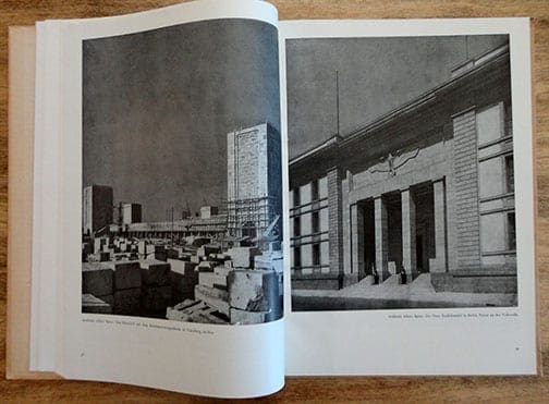 1943 NAZI ARCHITECTURE PHOTO BOOK BY ALBERT SPEER