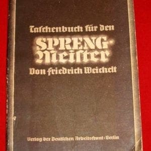 1943 NAZI PHOTO GUIDE FOR DYNAMITE CREWS