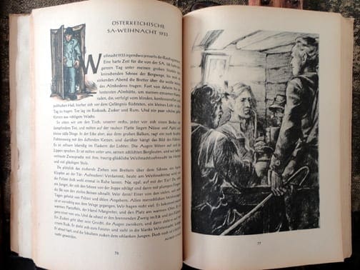 1944 ILLUSTRATED NAZI GERMAN PATRIOTIC CHRISTMAS BOOK