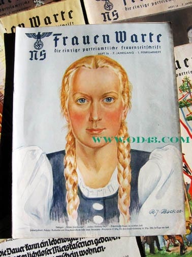 SET OF 19 1939 ISSUES OF THE NS-FRAUENWARTE PERIODICAL