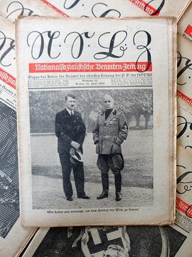 1934 OFFICIAL NAZI BEAMTENZEITUNG PERIODICAL LOT