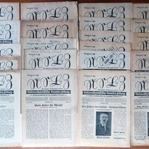1932/33 OFFICIAL NAZI BEAMTENZEITUNG PERIODICAL LOT