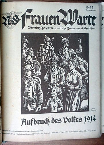 BOUND 1936/1937 SET OF THE NS-FRAUENWARTE PERIODICAL